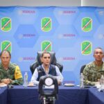 La gobernadora Evelyn Salgado Pineda encabezó los trabajos de la Mesa de coordinación para la Construcción de la Paz, donde dio seguimiento a los trabajos emprendidos