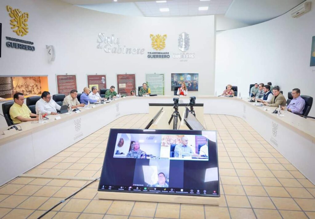 La gobernadora Evelyn Salgado Pineda presidió la sesión de la Mesa de Coordinación para la Construcción de la Paz
