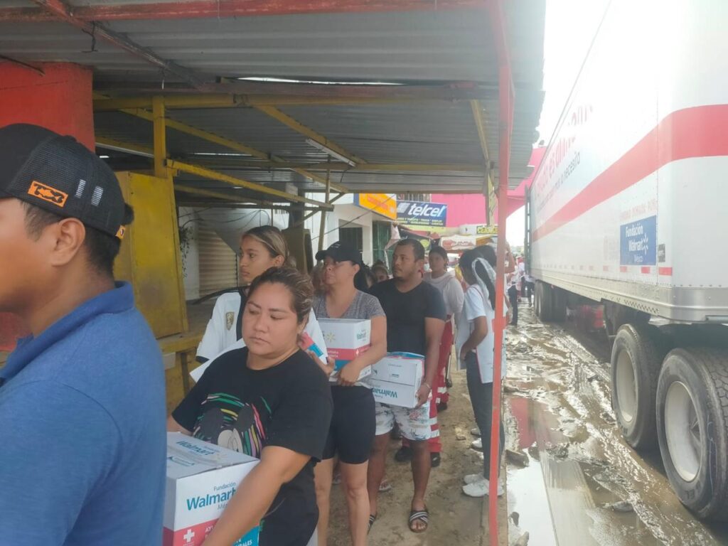 La gobernadora Evelyn Salgado Pineda agradeció el generoso apoyo de la Fundación Walmart a las familias damnificadas de Guerrero