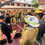 Gobierno del estado impulsa capacitación de bomberas y bomberos con el apoyo de asociaciones internacionales