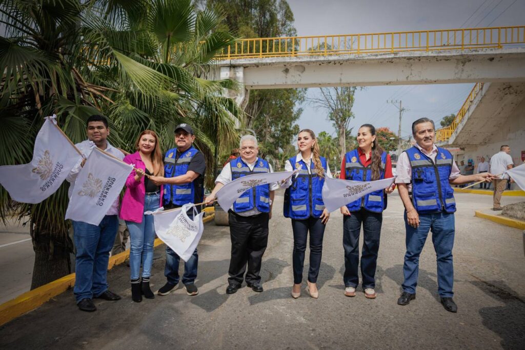 La gobernadora Evelyn Salgado da arranque al Programa de Bacheo de calles y avenidas en Chilpancingo