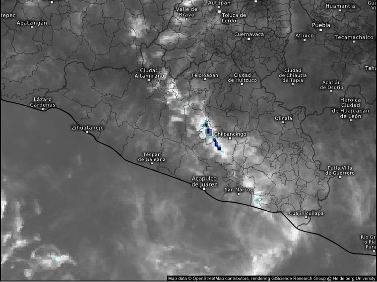 La SGIRPCGRO prevé lluvias ligeras durante la tarde y noche en algunas zonas de Guerrero
