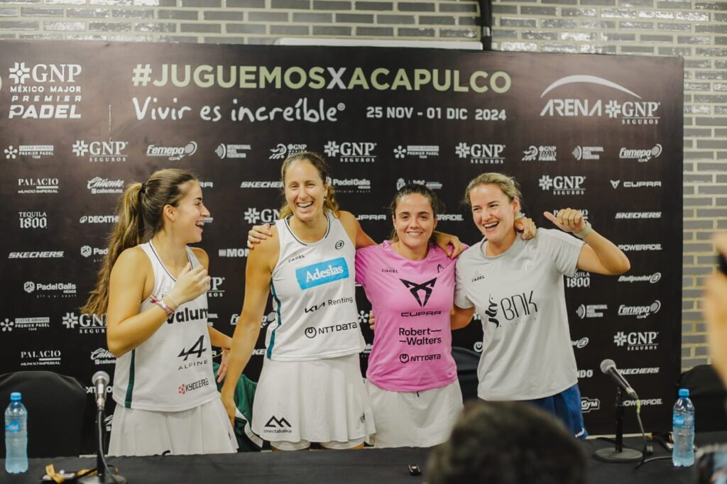 Estamos jugando por Acapulco, afirman jugadores del Major Premier Pádel