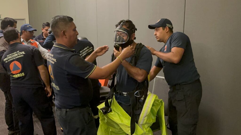 La SGIRPCGRO y empresas mineras realizan capacitación para la prevención de accidentes por sustancias peligrosas