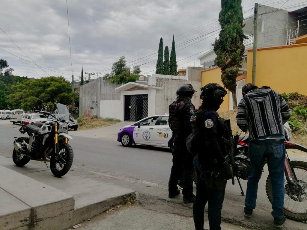 Las unidades de reacción inmediata de la Policía Estatal, se mantienen en permanentes patrullajes.