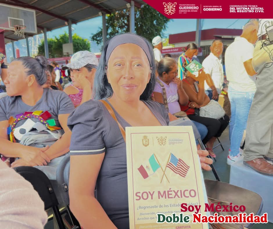 Entregan en Guerrero registros de doble nacionalidad del Programa Soy México