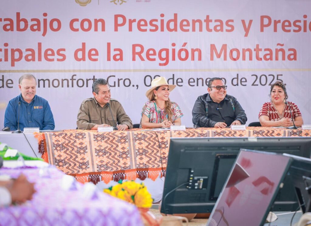 Evelyn Salgado anuncia obras por más de 300 MDP en La Montaña