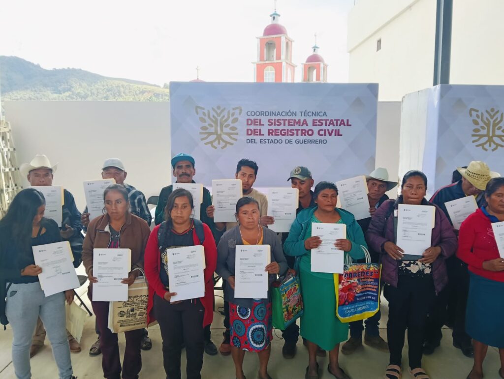 Coordinación Técnica del Sistema Estatal del Registro Civil realizó en la comunidad de Alacatlatzala