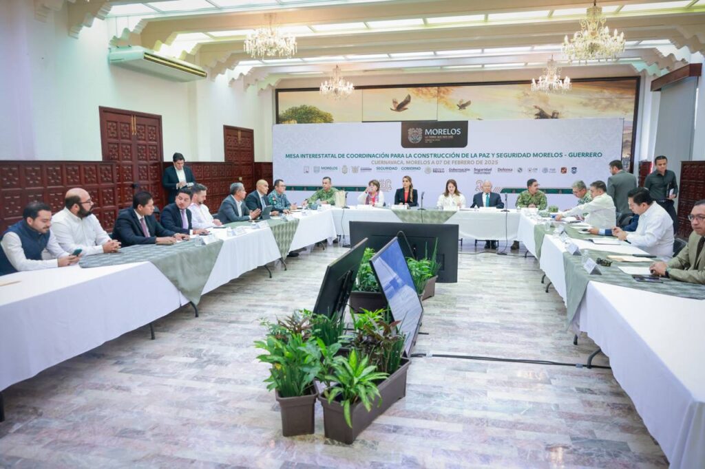 Las gobernadoras Evelyn Salgado y Margarita González encabezan Mesa Interestatal para la Construcción de la Paz Guerrero-Morelos