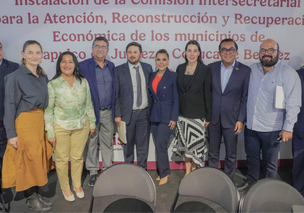 Participa Evelyn Salgado en la instalación de la Comisión Intersecretarial para la Atención, Reconstrucción y Recuperación Económica de los municipios de Acapulco de Juárez y Coyuca de Benítez