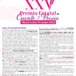 XXV Premio Estatal de Cuento y Poesía María Luisa Ocampo 2025