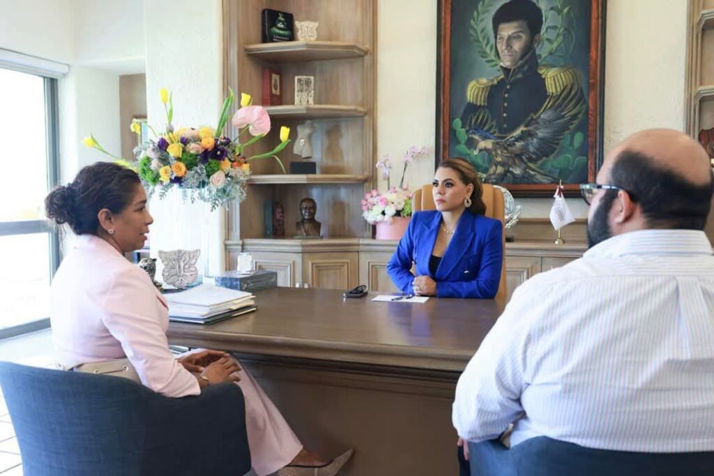 La gobernadora Evelyn Salgado Pineda se reunió con la Secretaria General del SUSPEG