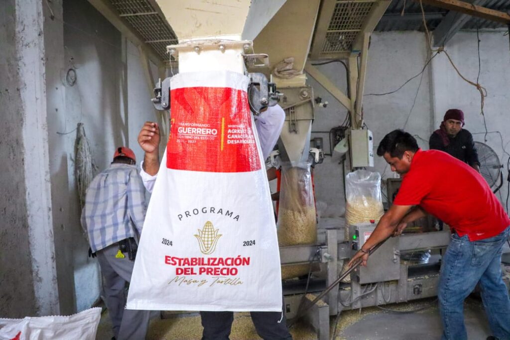 SAGADEGRO supervisa acopio de maíz para la estabilización del precio de la masa y la tortilla en Guerrero
