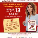 El Gobierno del Estado invita a la Feria Nacional de Empleo Acapulco 2025