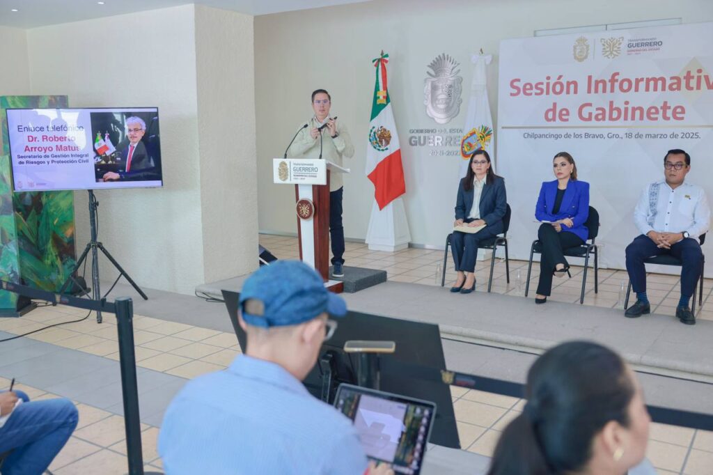 Encabeza Evelyn Salgado sesión informativa de gabinete con resultados en turismo, fomento económico y atención a incendios forestales en Guerrero