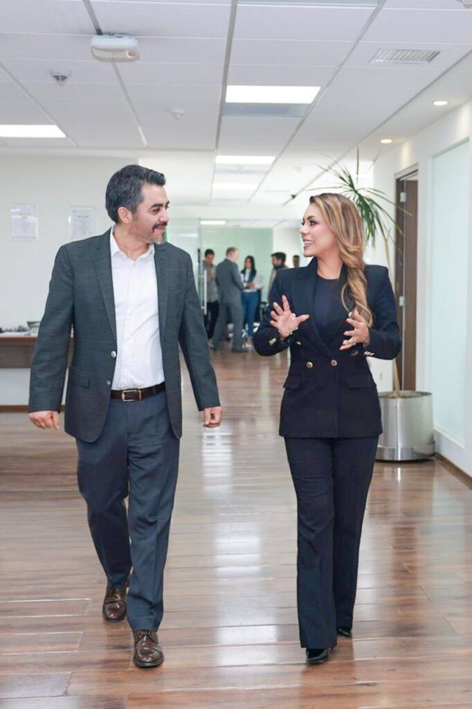 Evelyn Salgado Pineda se reunió con el director general de la Comisión Nacional del Agua