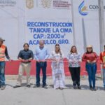 Reafirma Evelyn Salgado su compromiso con Acapulco al entregar obras de agua potable y saneamiento