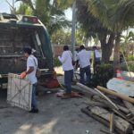 Retiran 75 toneladas de basura de la franja de arena de la bahía de Acapulco