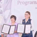 Firman Evelyn Salgado y la titular de Sedatu, Edna Elena Vega el Convenio del Programa de Vivienda para el Bienestar
