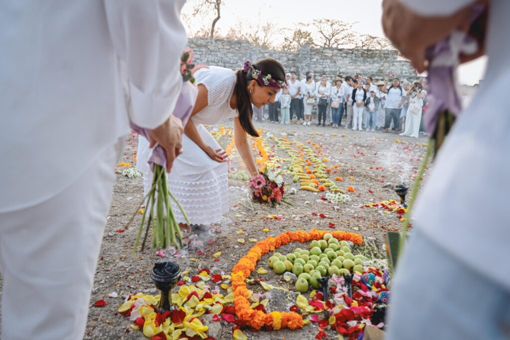 Celebra DIF Guerrero Equinoccio de Primavera 2025 en la Zona Arqueológica de La Organera