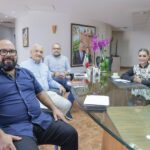 Evelyn Salgado Pineda sostuvo una reunión de trabajo con el secretario de Educación Guerrero