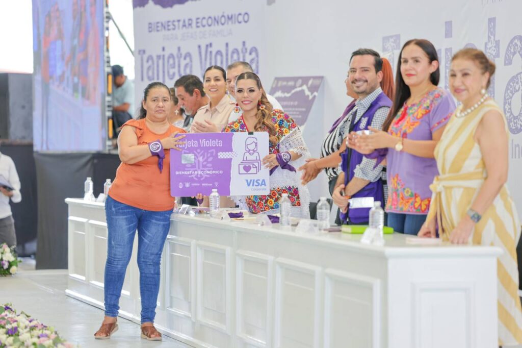 “Tarjeta Violeta transforma vidas en Iguala”