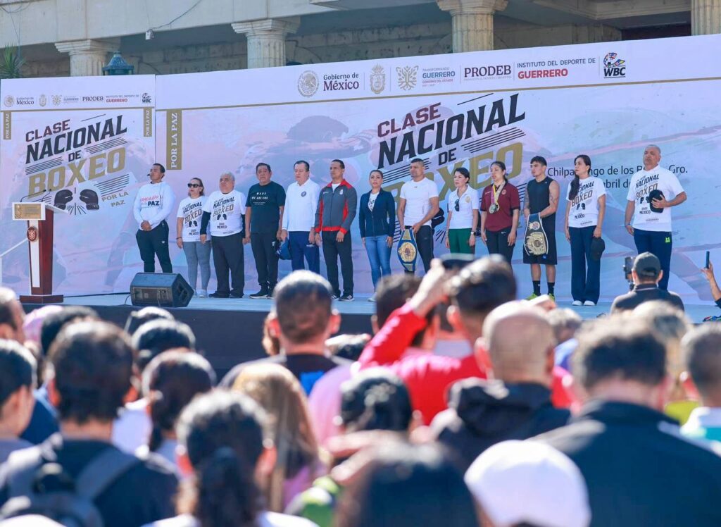 Guerrero se suma a la iniciativa nacional “Boxeando por la Paz” para alejar a la juventud de las adicciones