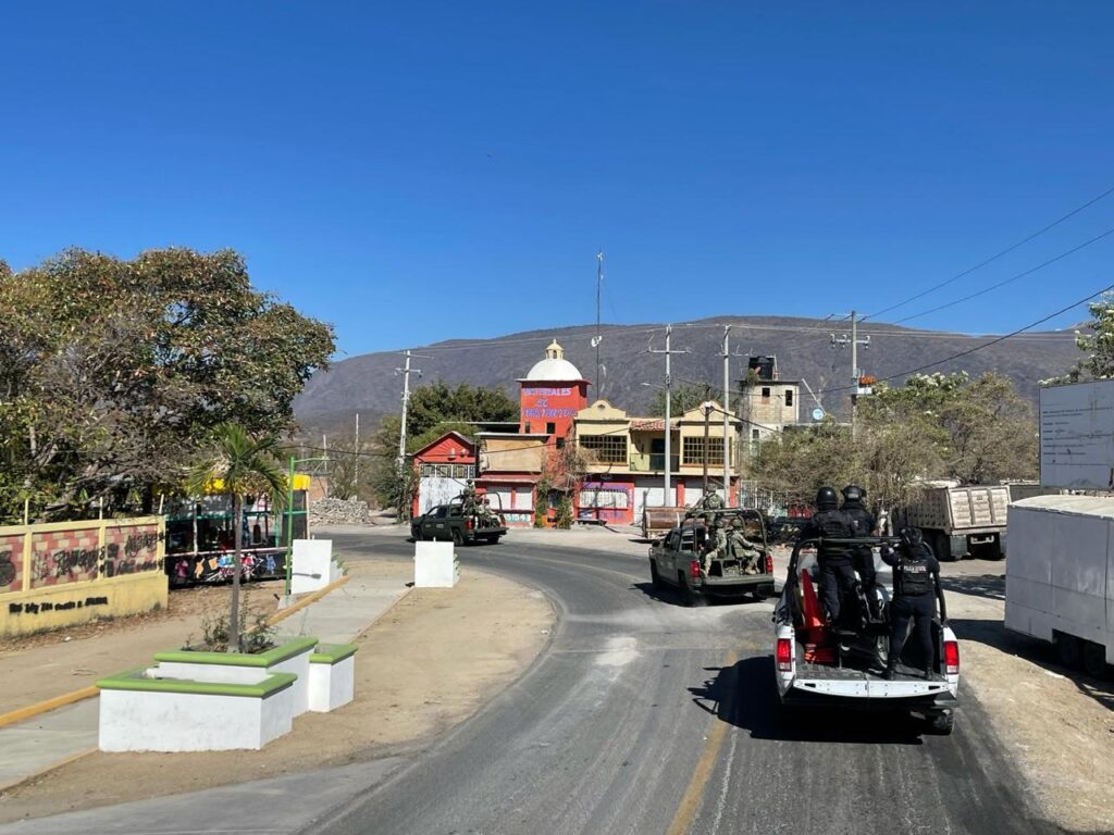 Refuerzan fuerzas de seguridad vigilancia en el corredor Xochipala–Yextla