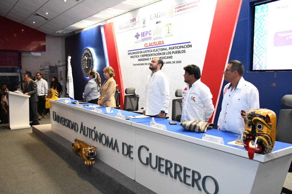 Asiste titular de SEDEPIA a la clausura del Diplomado Justicia Electoral, Participación Política