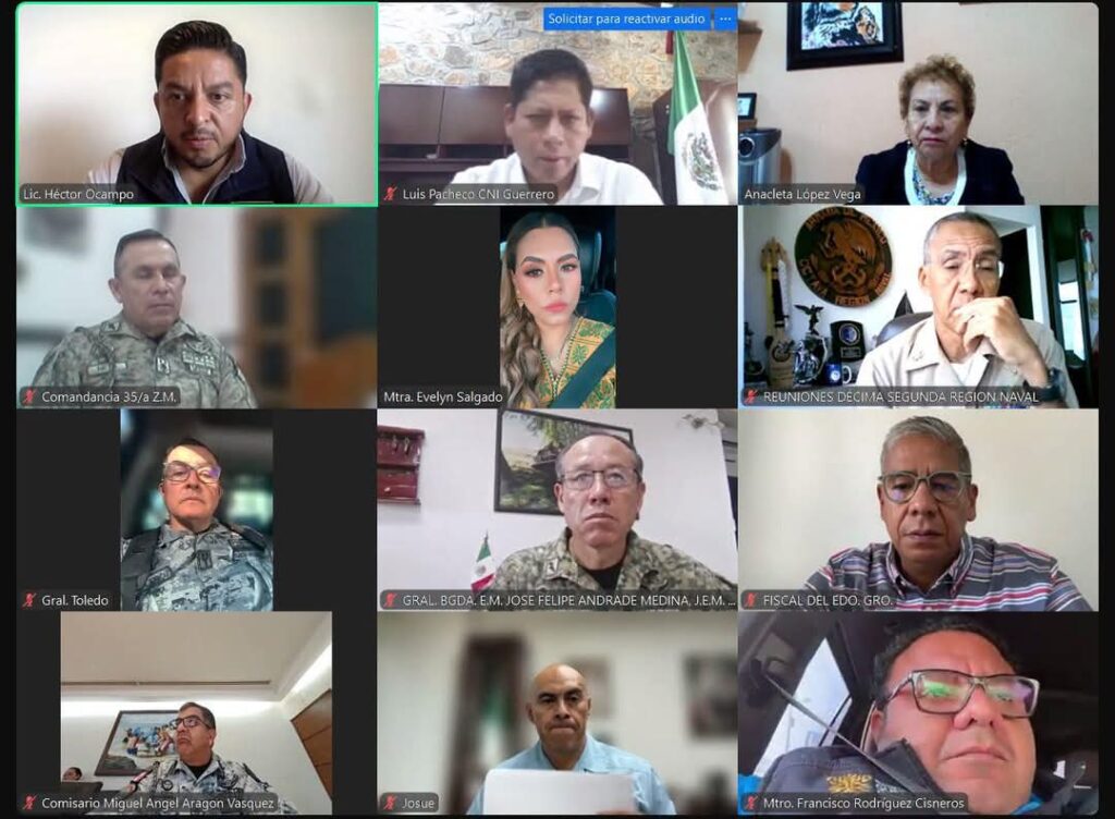 Prioriza Evelyn Salgado coordinación para garantizar la seguridad en Guerrero