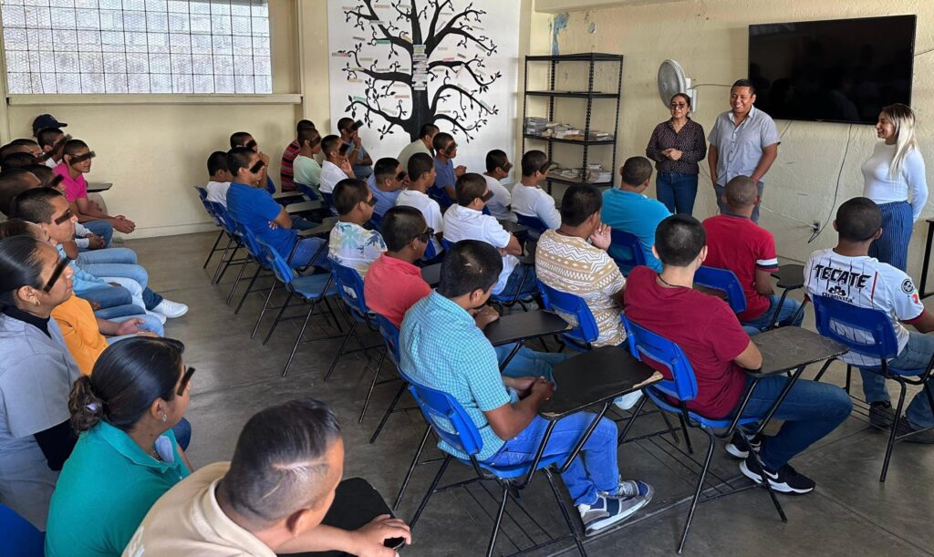 Impulsa SEJUVE acciones por los derechos de adolescentes en el Centro de Ejecución de Medidas