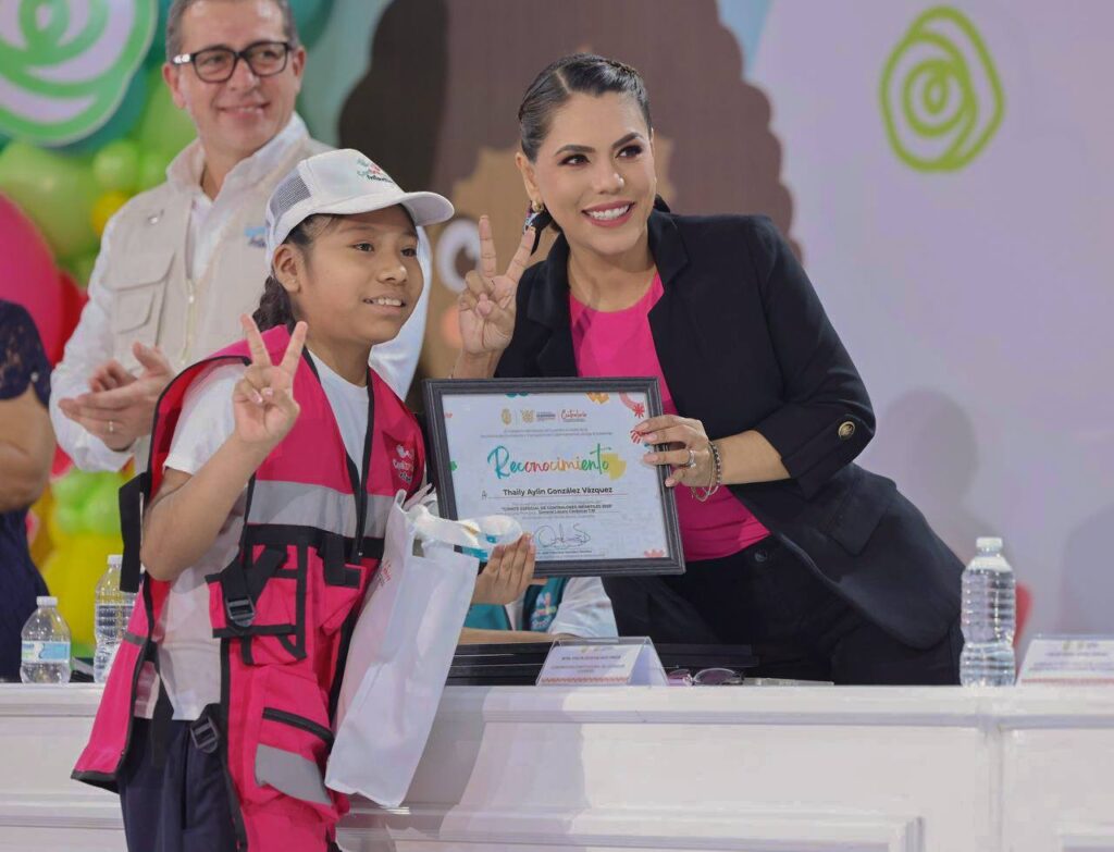Impulsa Evelyn Salgado valores cívicos desde la infancia en Chilpancingo
