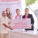 Evelyn Salgado equipa albergue indígena y afromexicano en Chilpancingo