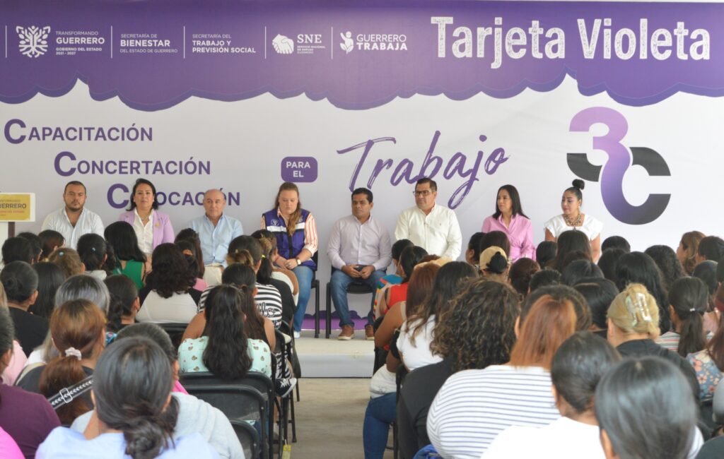 Facilita la STyPS la inserción laboral de beneficiarias de la Tarjeta Violeta