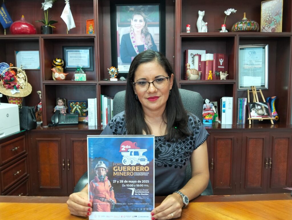 El 27 y 28 de mayo se realizará el Foro Guerrero Minero 2025, en Chilpancingo