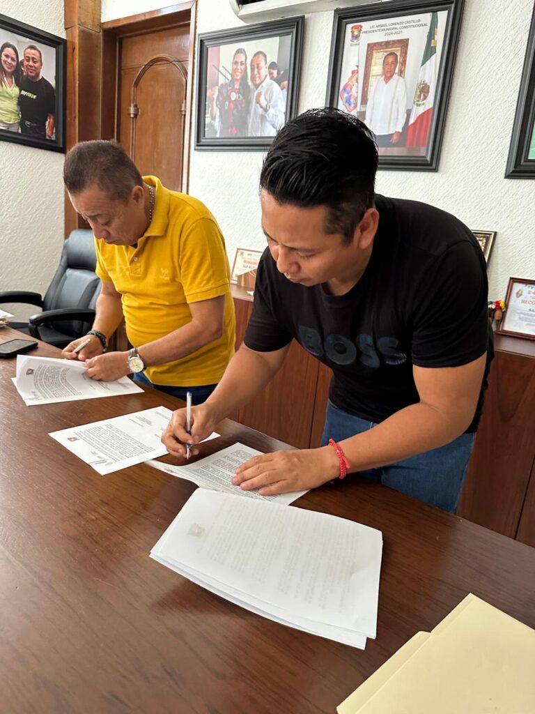 Firman convenio de colaboración la Secretaría de la Juventud y la Niñez del estado y el ayuntamiento de San Marcos