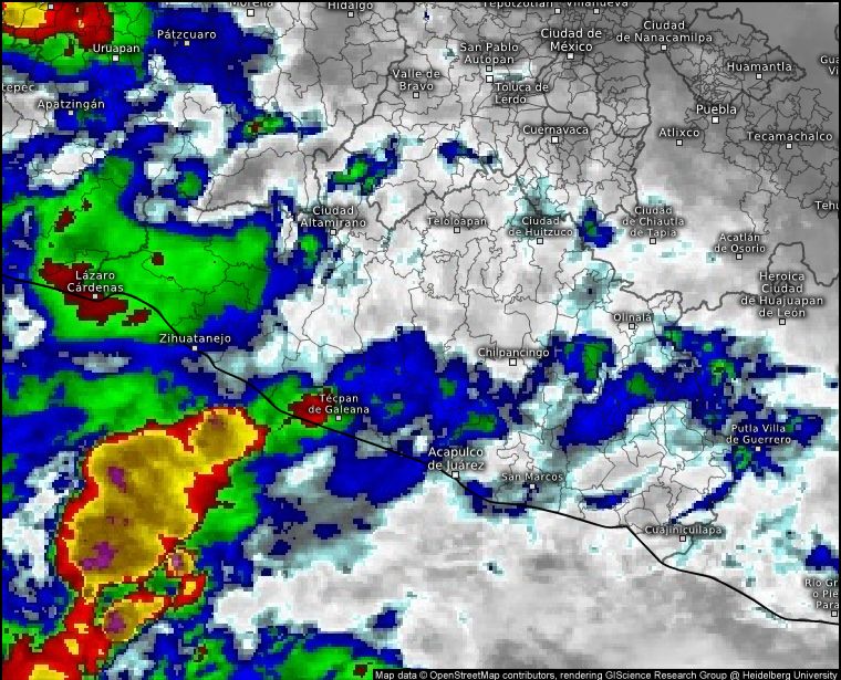 Se prevén más lluvias de fuertes a intensas y oleaje elevado en Guerrero: SGIRPCGro