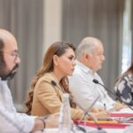 La gobernadora Evelyn Salgado Pineda sostuvo una reunión de trabajo con el secretario de Finanzas y Administración