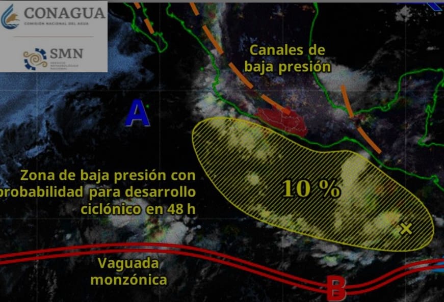 Se pronostican lluvias ligeras a moderadas para este martes 24 de junio