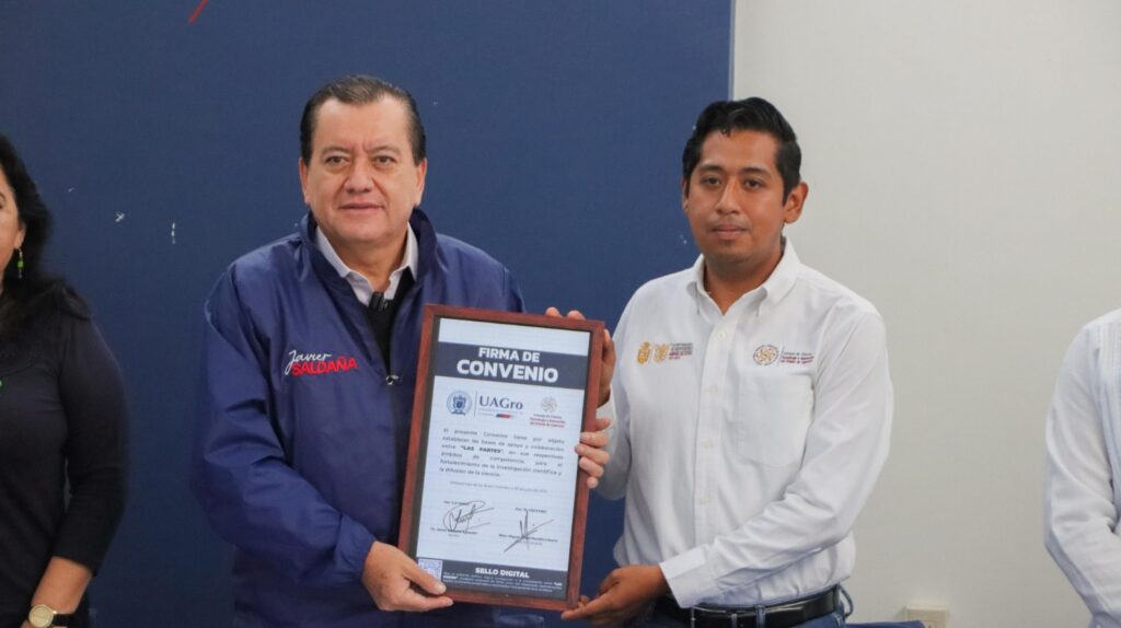 Firman convenio el COCYTIEG y la UAGro para fortalecer la educación, investigación e innovación