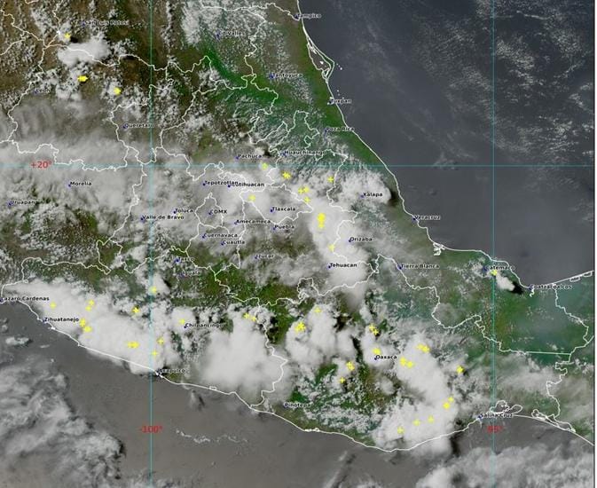 Se pronostican lluvias fuertes para este martes en Guerrero