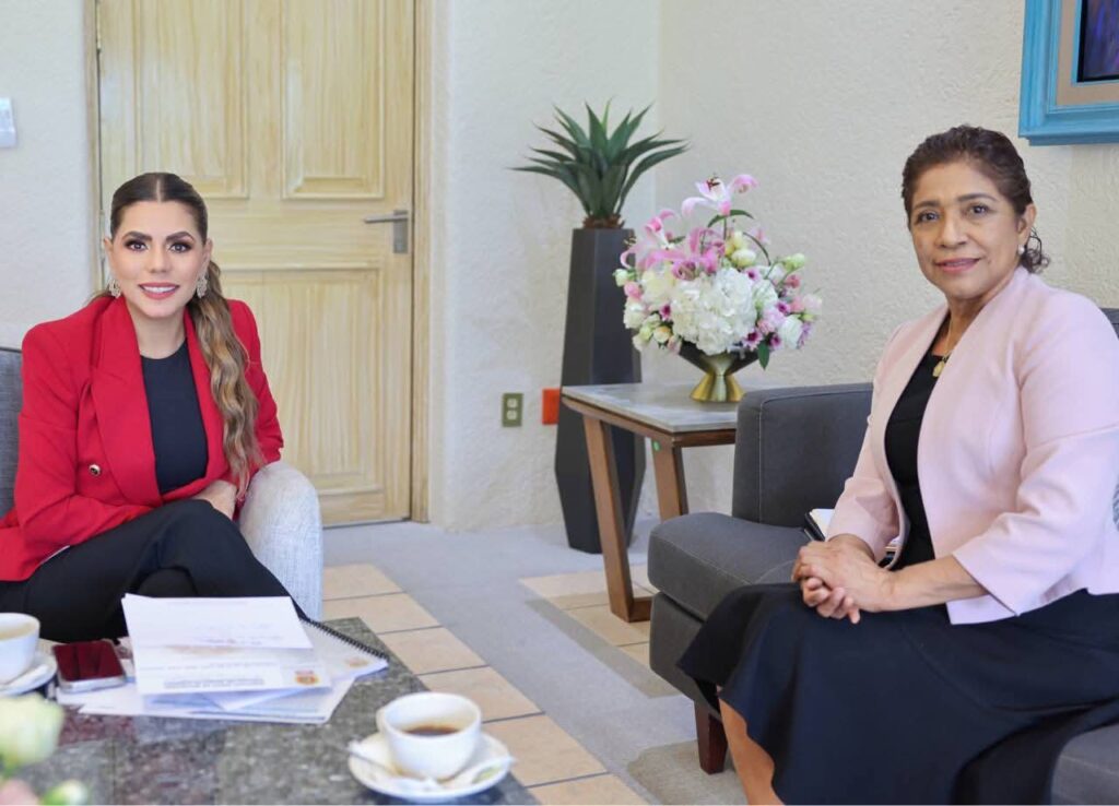 La gobernadora Evelyn Salgado Pineda se reunió con la secretaria general del Sindicato Único de Servidores Públicos del Estado de Guerrero