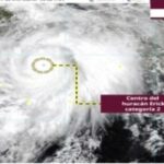 Se intensifica Erick a huracán categoría 2