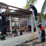 La SGIRPCGRO continúa atendiendo afectaciones en planteles educativos de la Costa Chica