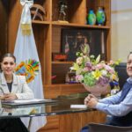 La gobernadora Evelyn Salgado Pineda se reunió con el rector de la Universidad Autónoma de Guerrero