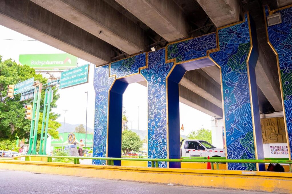 La gobernadora Evelyn Salgado busca dignificar los espacios públicos a través del arte comunitario en Chilpancingo 
