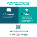 El fortalecimiento en materia de Ética Pública en el Servicio Público.