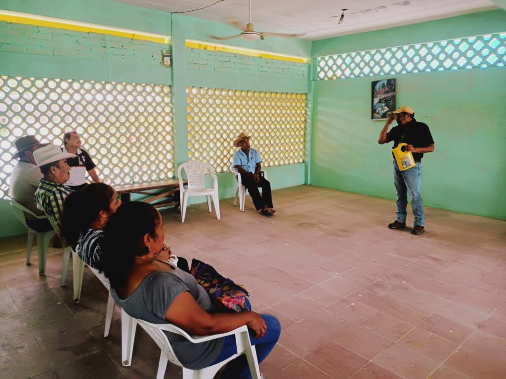 Sagadegro capacita a productores de coco en control del picudo negro