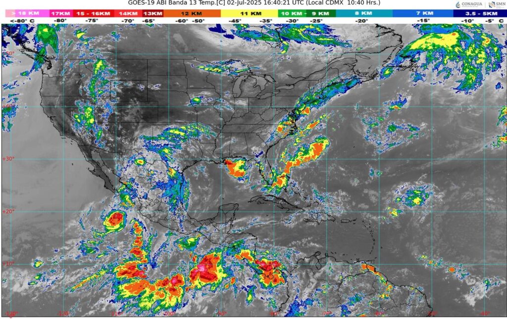 Para este miércoles se pronostican lluvias de ligeras a moderadas en Guerrero