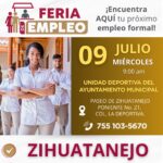 Zihuatanejo será sede de la Feria de Empleo 2025 con más de 300 vacantes para la población